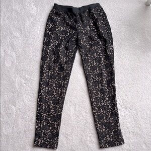 BCBGMaxAzria Black Straight Leg Pants